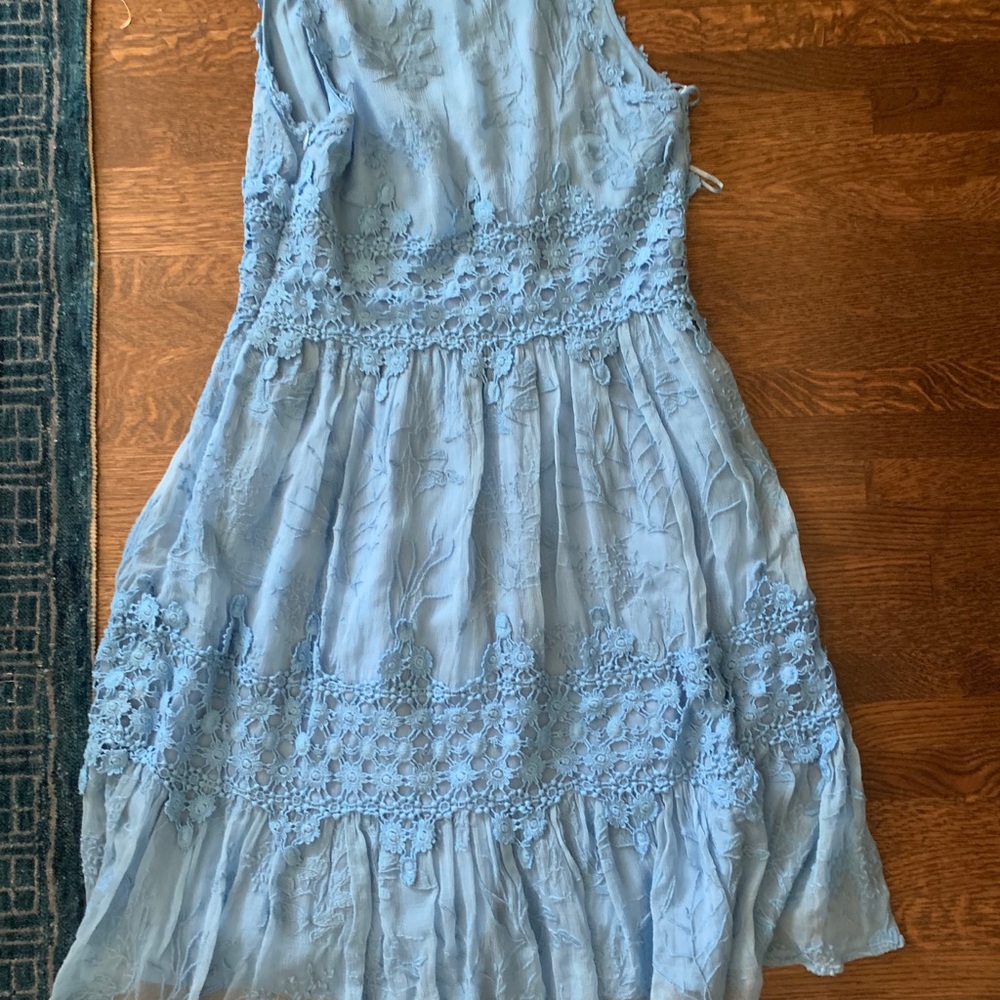Blue Lace Anthropologie Dress